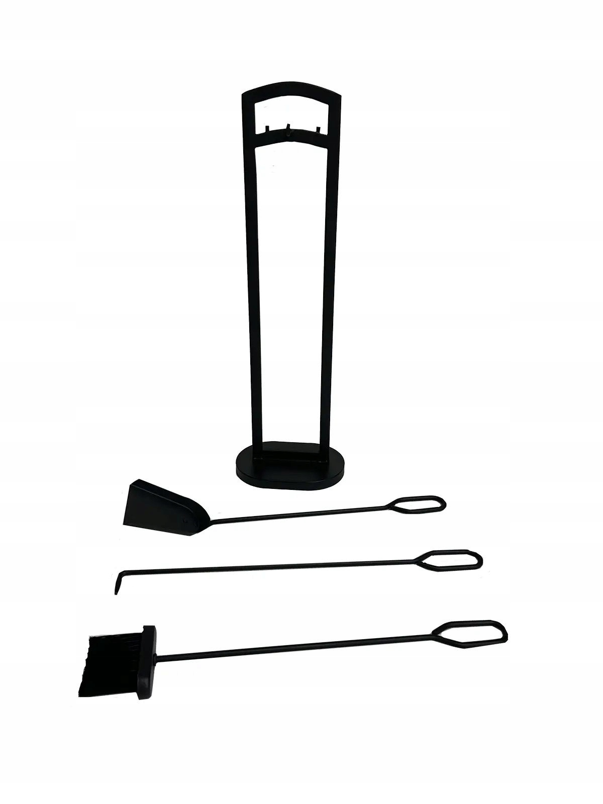 Nářadí krb. v.70cm, Čer kov, sada 3díl. se stojánkem