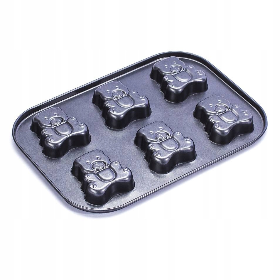 

Forma foremka metalowa Do 6 Ciastek ciasteczek Miś