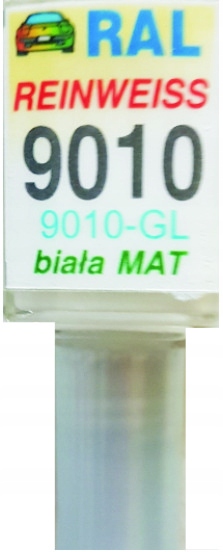 Ral 9010 Biały Biała Mat Lakier Zaprawka Do Rys 10 ML Arasystem