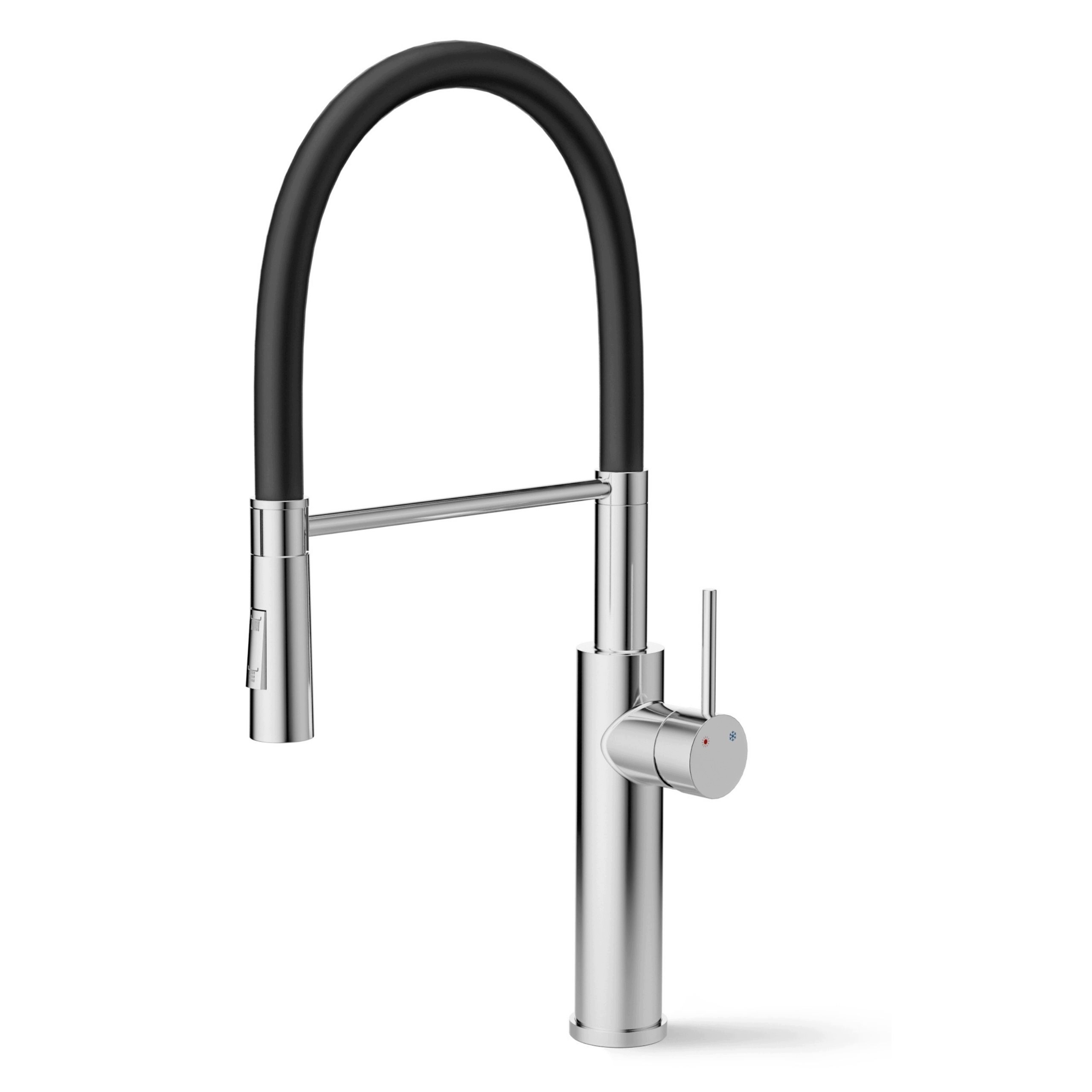 Kuchynská Batéria Inox Brúsená S Výsuvným Výtokom, Výška 500 MM