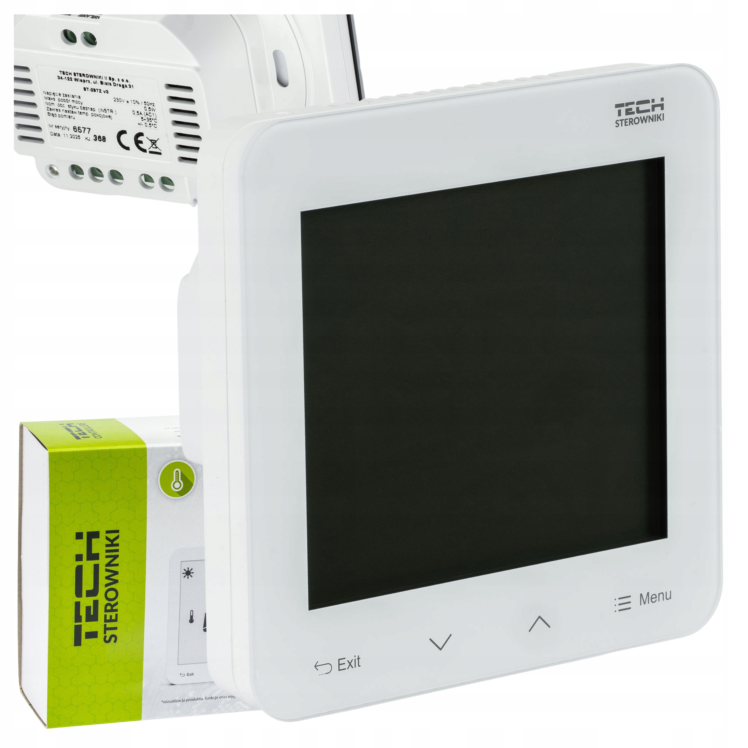 Regulátor Pokojový Programátor ST-297z v3 Kabelový 230V Bílý