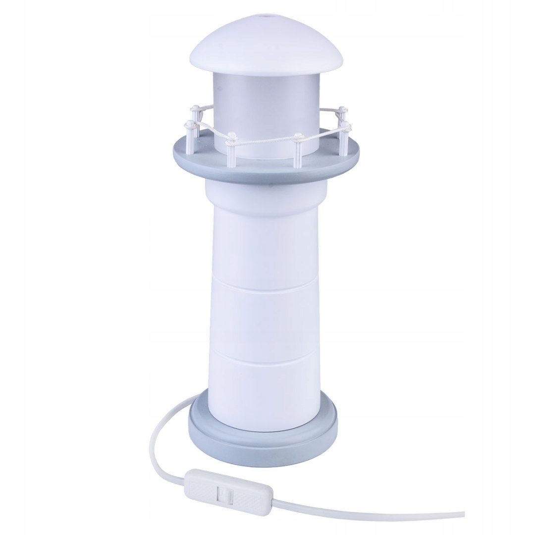 Nočná lampa Maják sivá