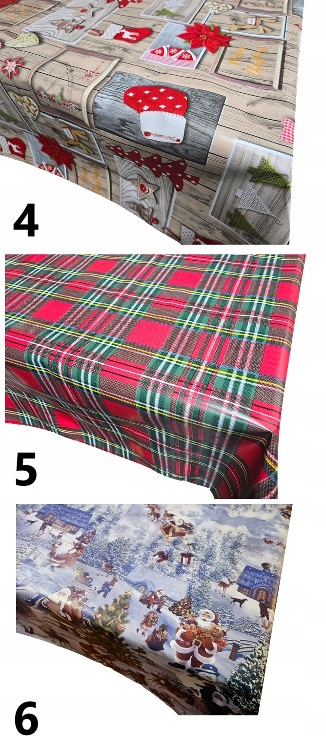 OBRUS CERATA ŚWIĄTECZNA DUŻY WYBÓR 100x140 ŚWIĘTA Typ obrus