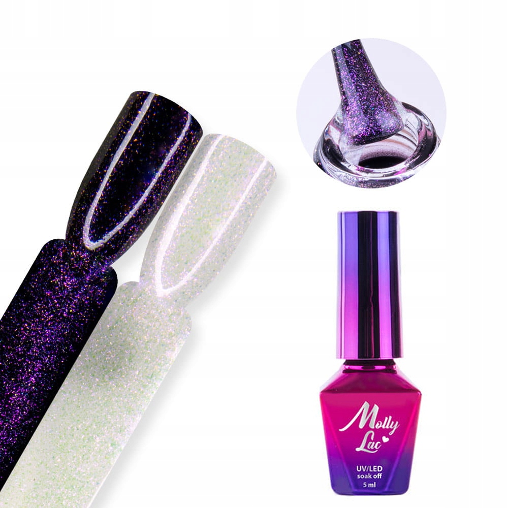 

Molly Lac Top No Wipe Magic Mood Silver Pink 5 ml