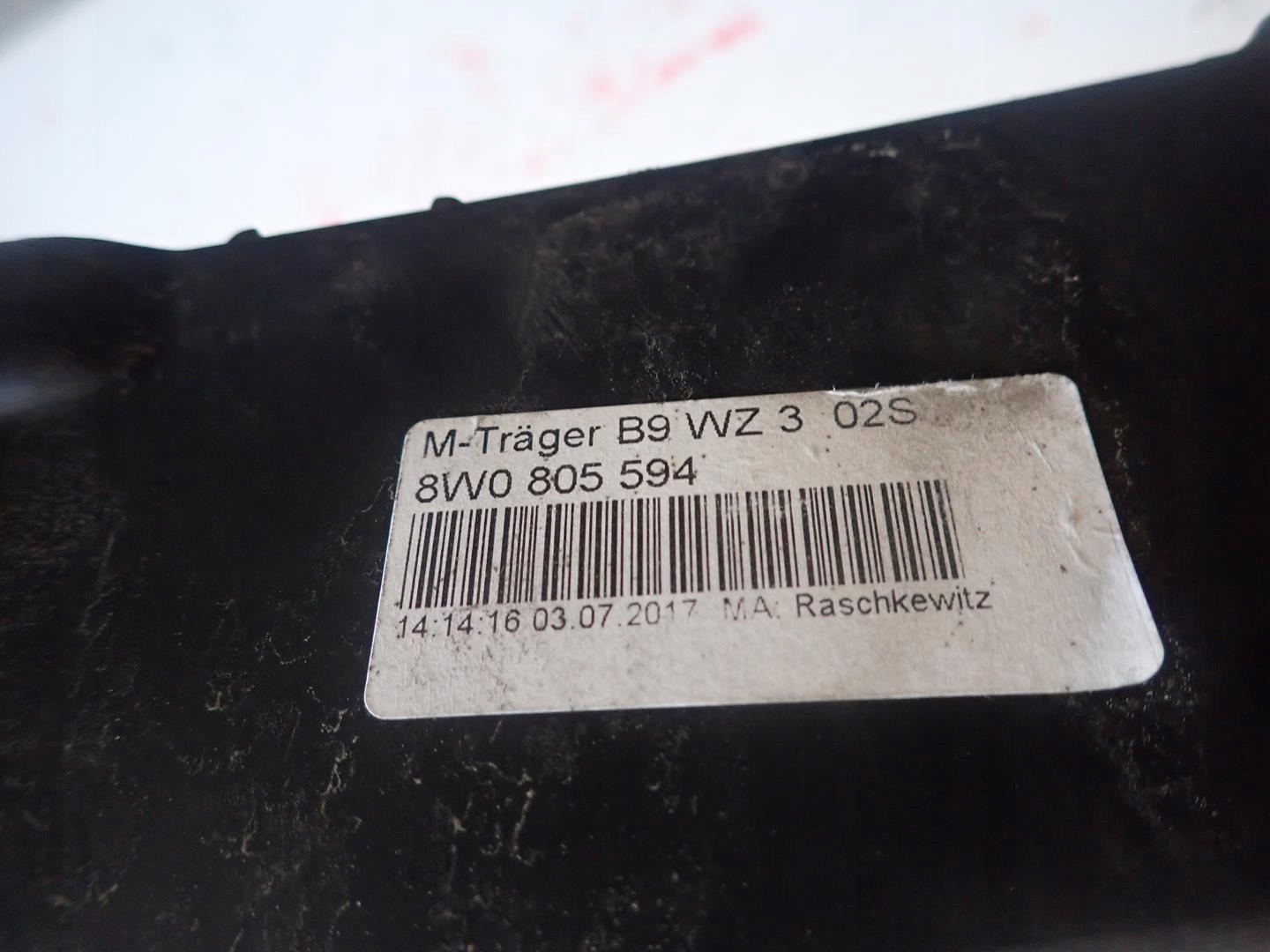 support panel for radiators AUDI A4 B9 2015- 8W0805594