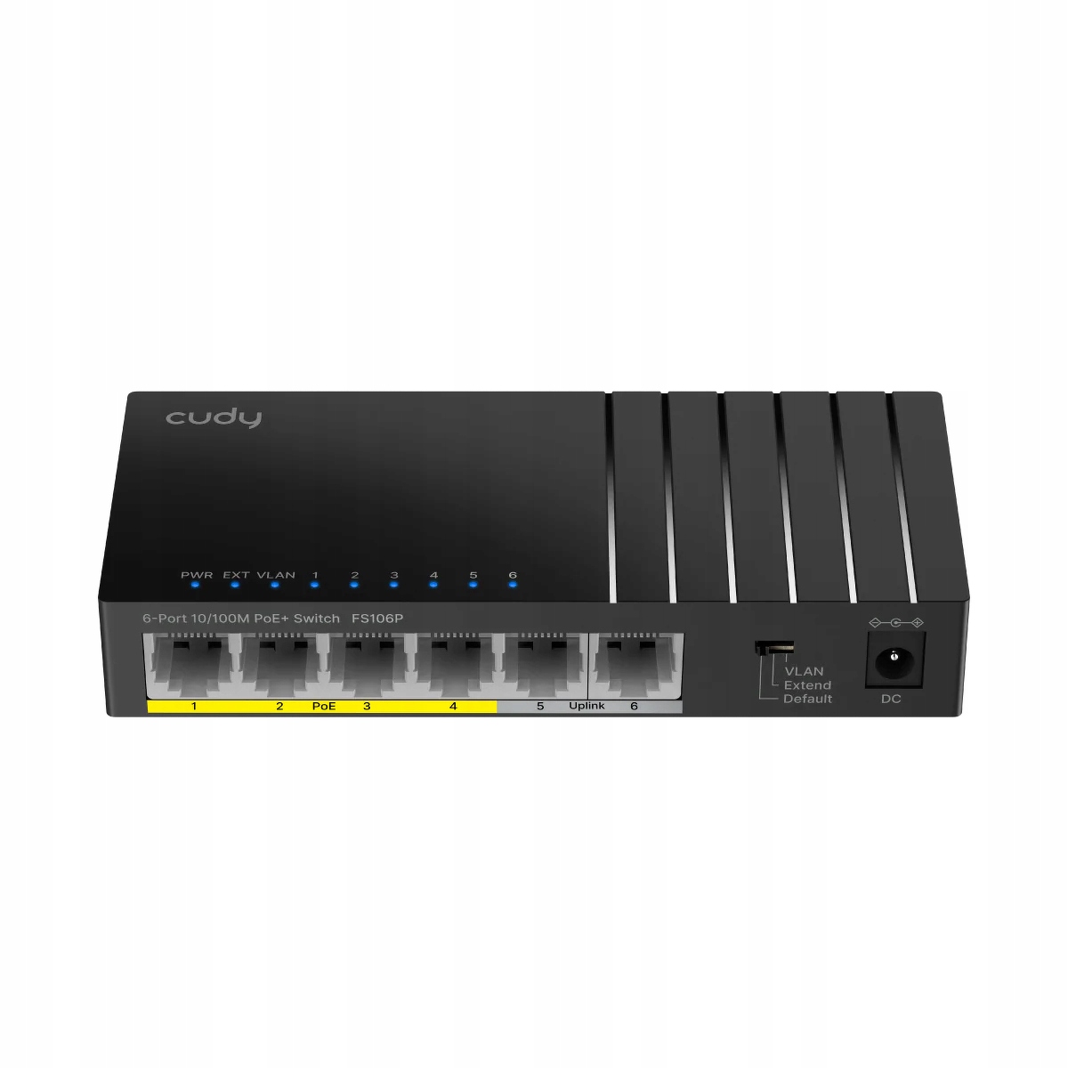 Cudy FS106P přepínač, 6-portový, PoE+, 36W