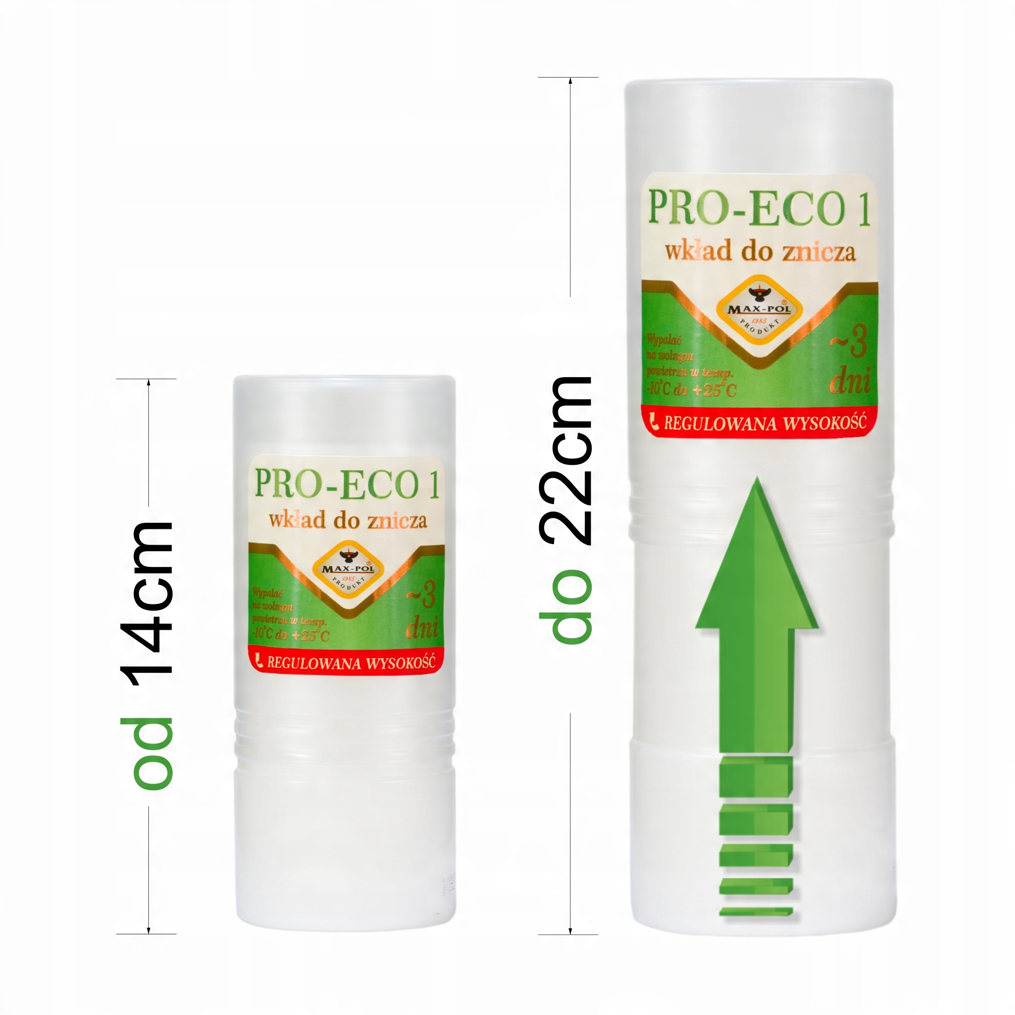 

Max Pol Wkład do znicza Pro Eco 1 regulowany