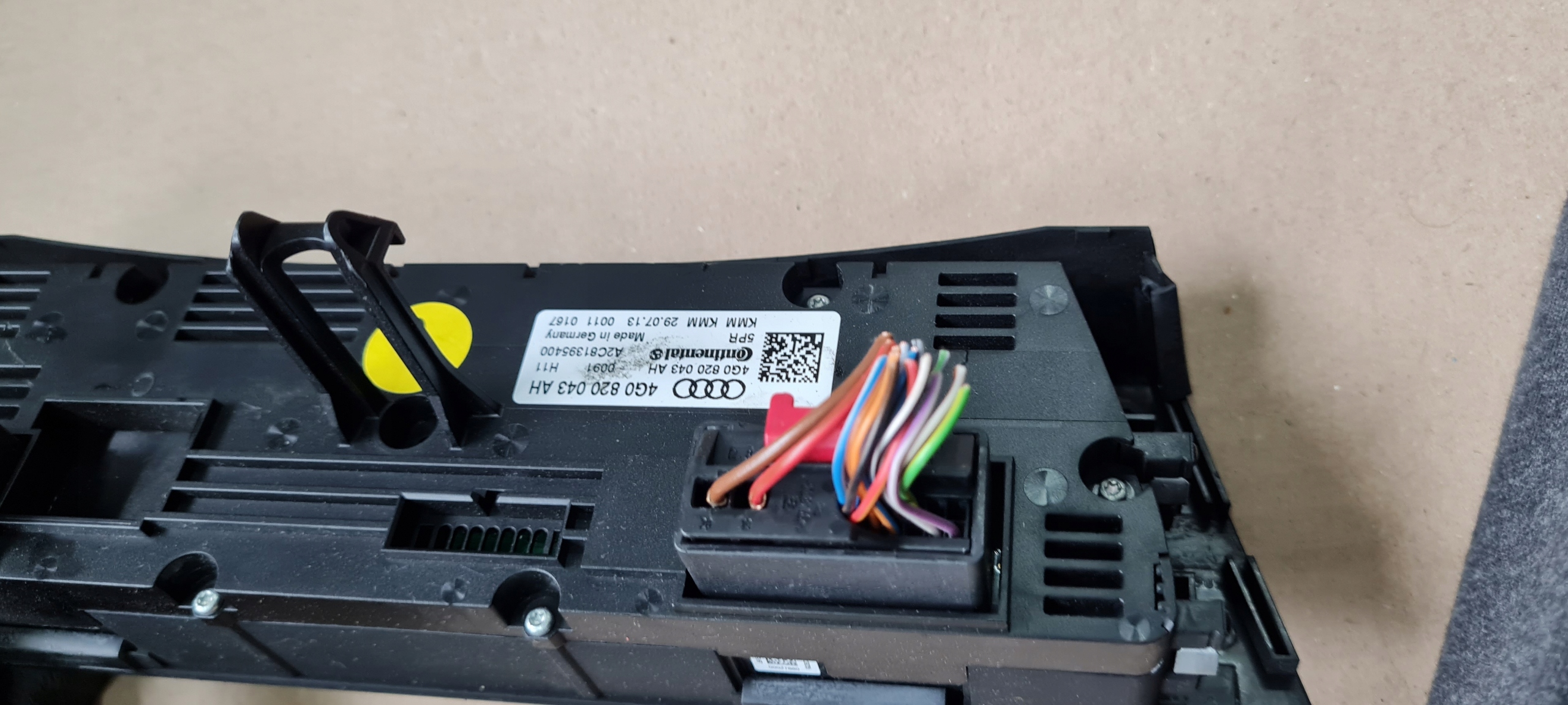 A6 C7 4G PANEL klími klimatizaci 4G0820043AH A7 4G