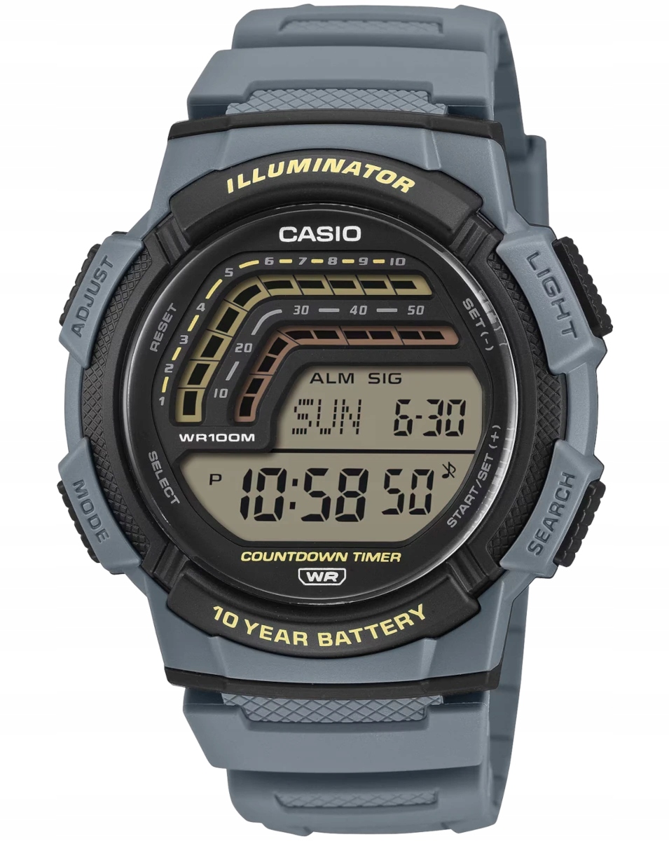 Sportovní pánské hodinky Casio WS-1800 Gwar.3+3L Zibi Gravírování