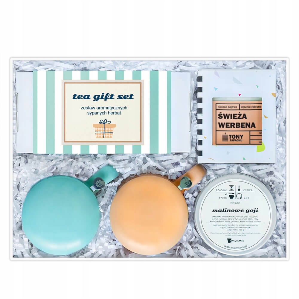 Sada Big Box Tea Gift Set Čajová Sviečka Šálky S Lúhovačmi Ako Darček