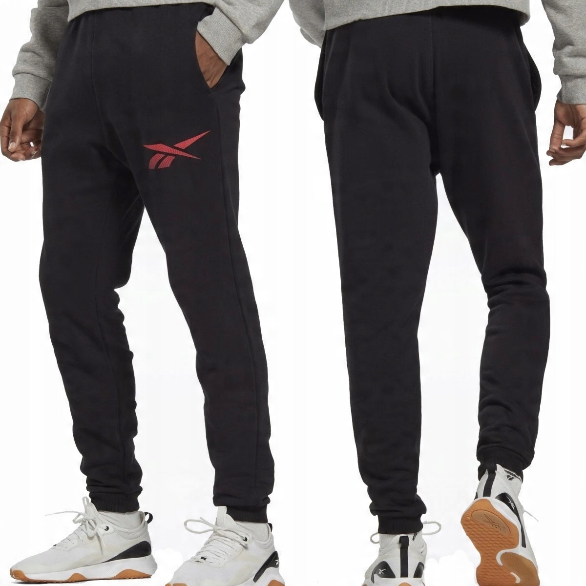 

Reebok spodnie dresowe męskie czarne HR6996 M