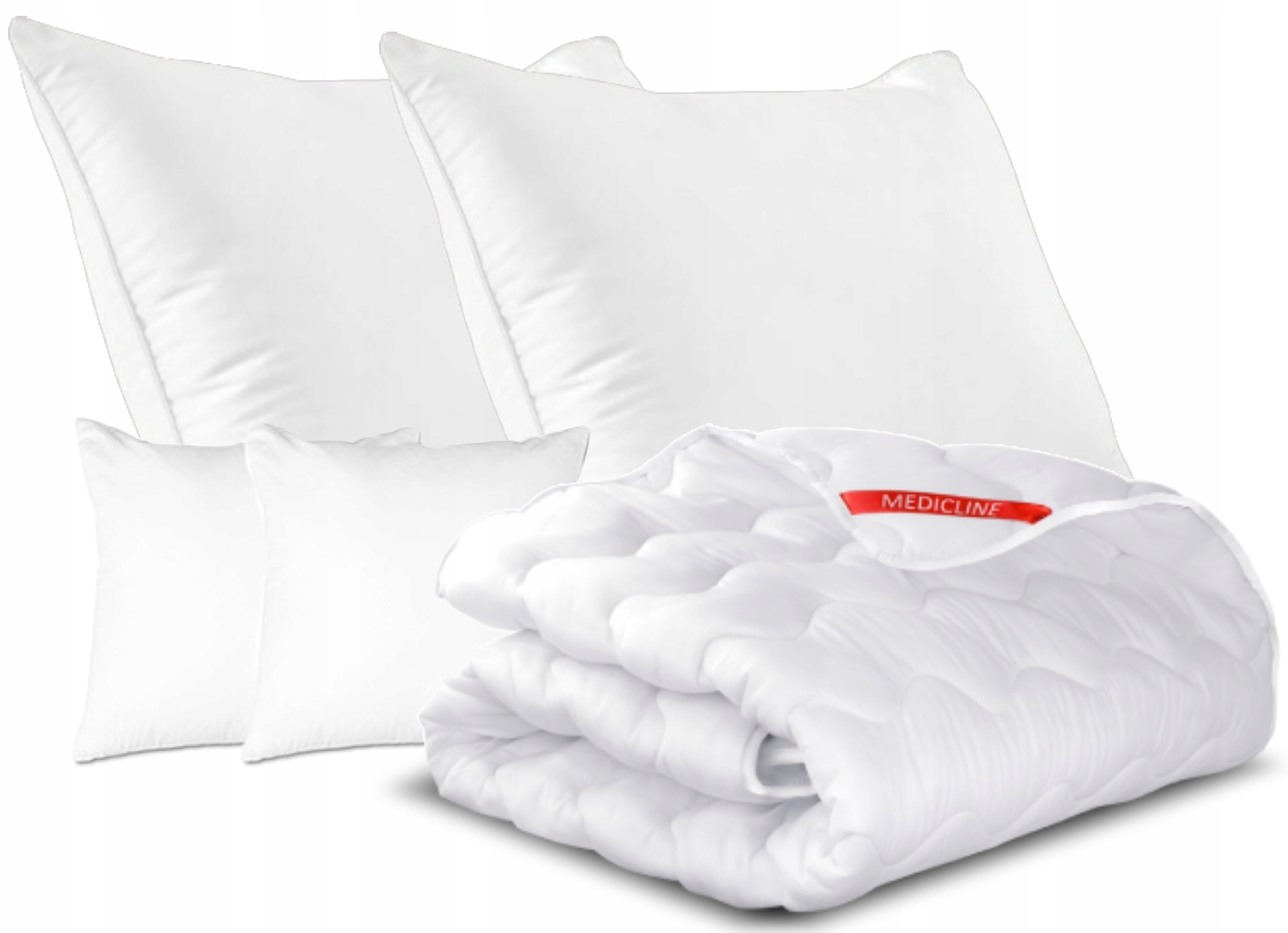 Celoroční Přikrývka 140x200 Medicline 4 Polštáře 70x80 a 40x40 komplet Soft