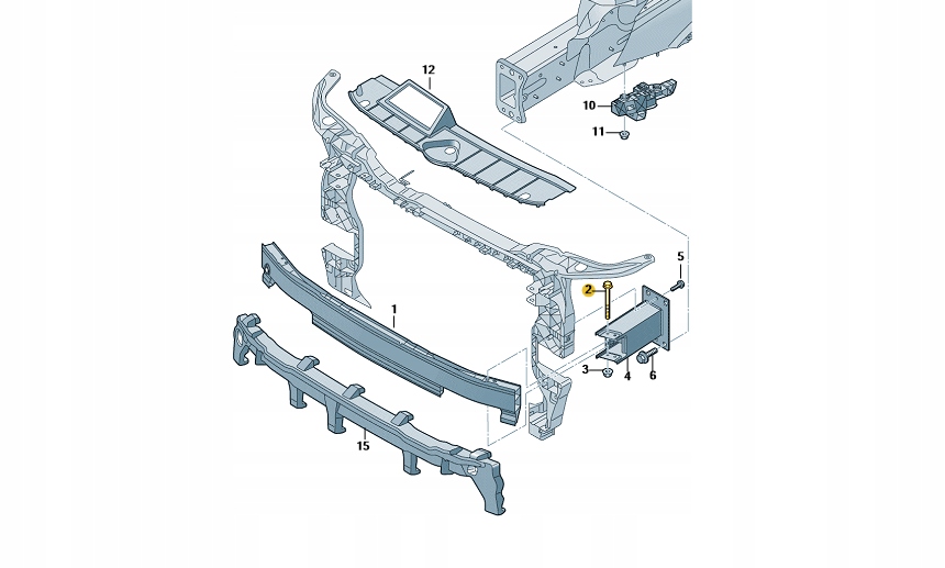 N10036203 ŚRUBA KOMBI M8x105 AUDI STREFA ZGNIOTU