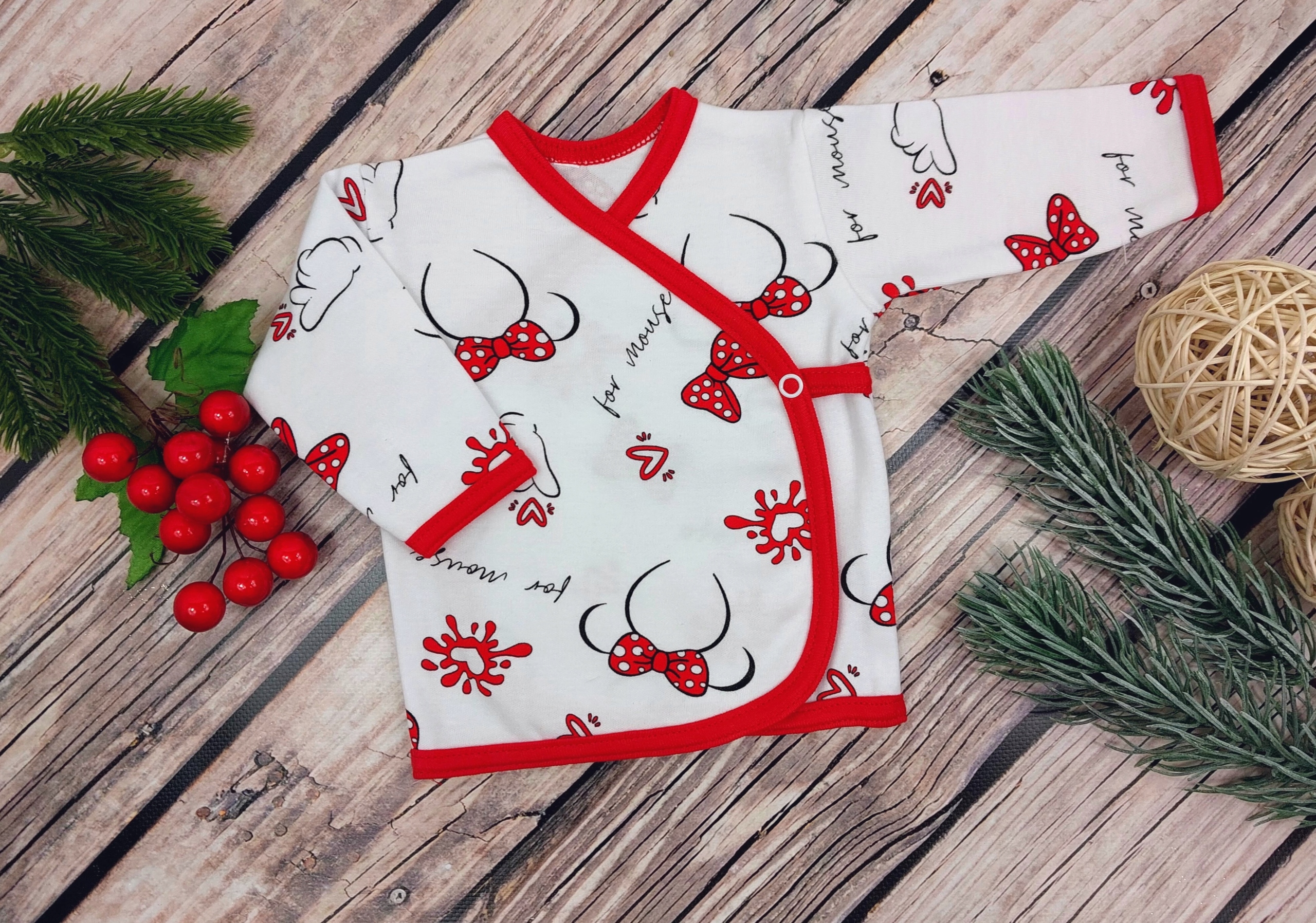 KOSZULKA NIEMOWLĘCA KOPERTOWA KAFTANIK 56 /87/ Marka kaia-baby