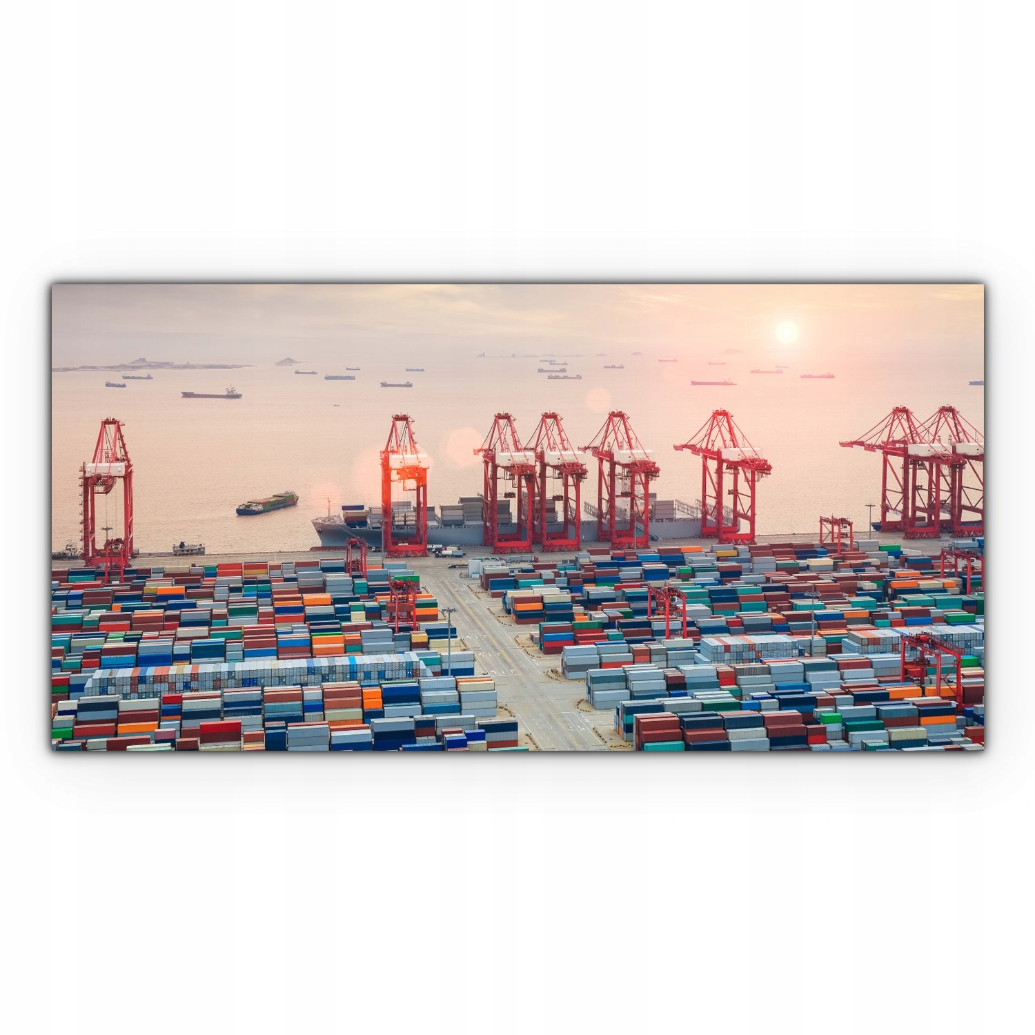 

Obraz Canvas dekoracja 120x60 Przystań Kontenery