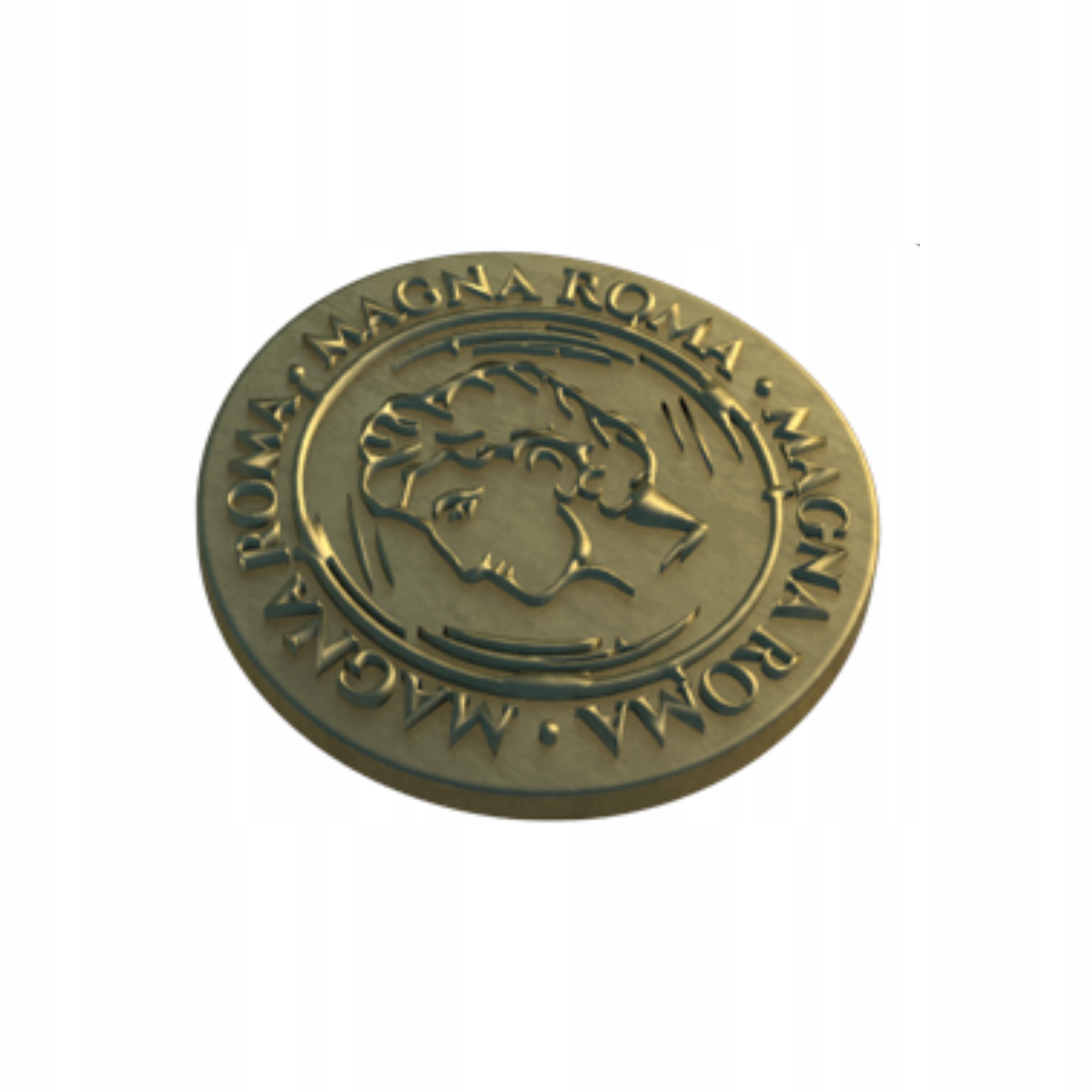 RZYMSKA - ZŁOTA METALOWA MONETA LARP RPG 1 SZT