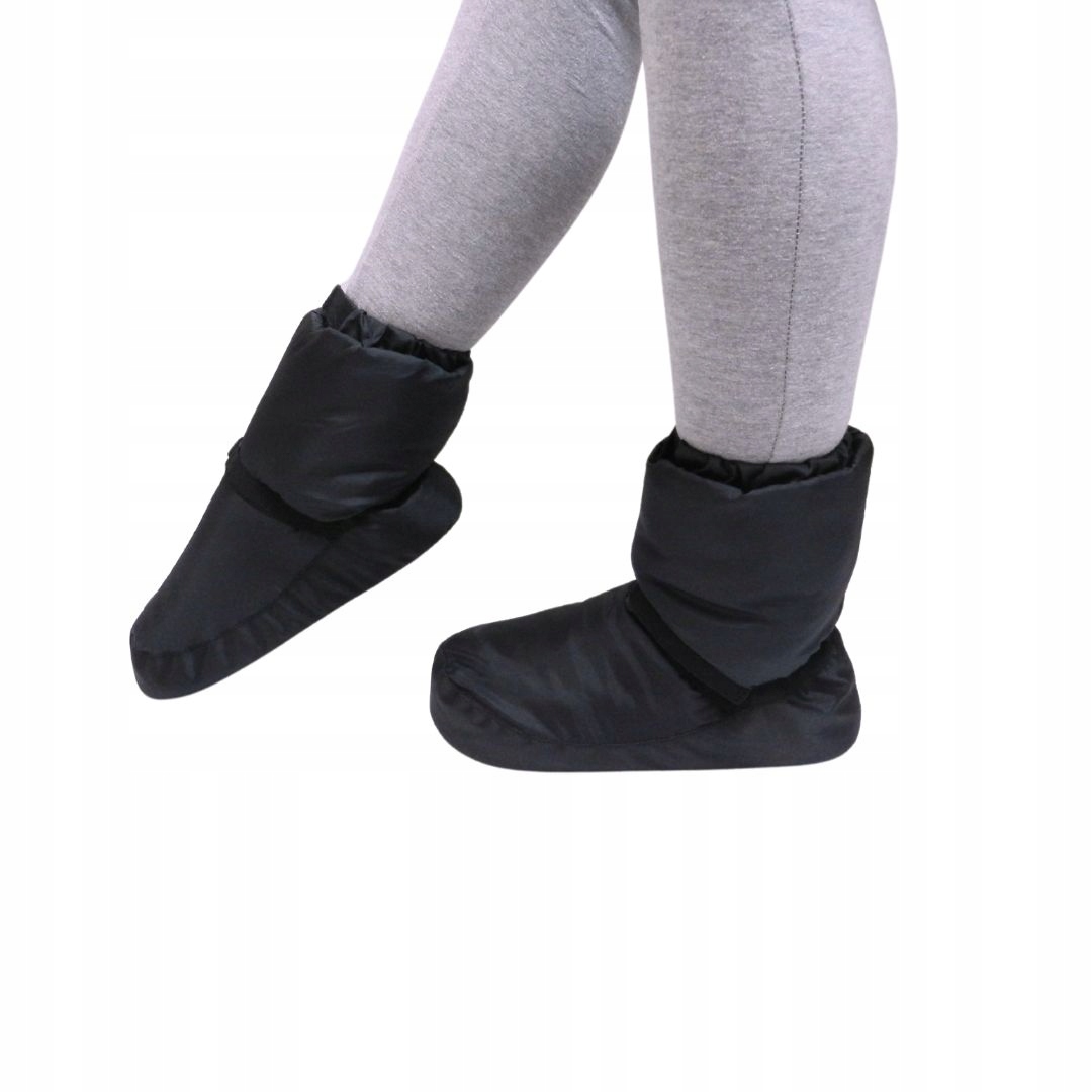 Buty, ocieplacze do tańca M czarne