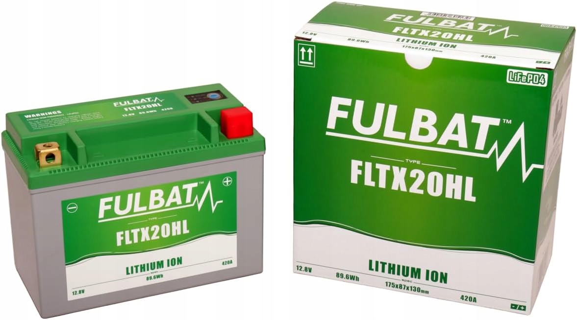 Fulbat Batéria Lítium-iónový FLTX20HL 12.8V 89.6Wh 420A Pravý