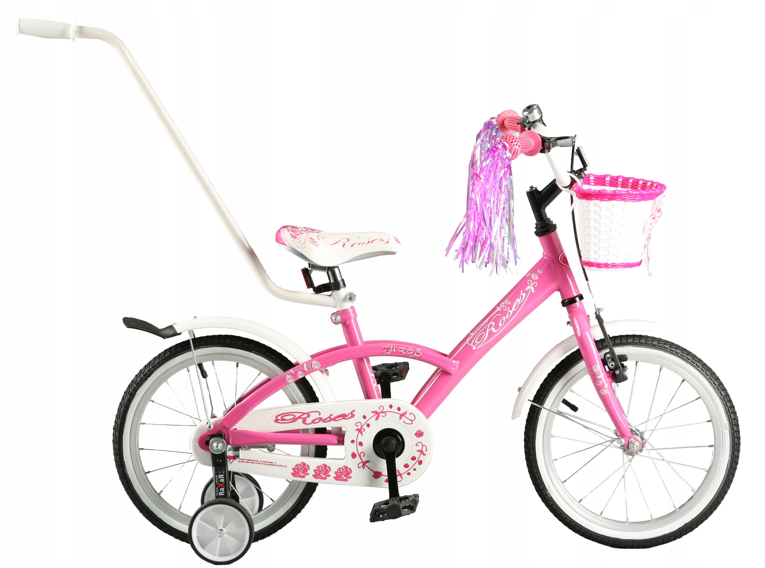 Polski Rower dziecięcy 16 cali TURBO ROSES