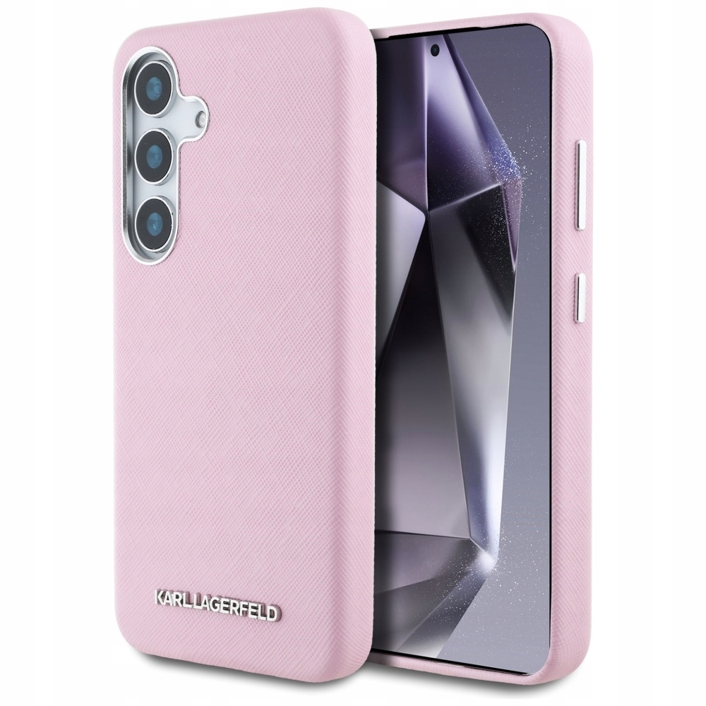 Pouzdro pro Samsung Galaxy S25 Plus Karl Lagerfeld MagSafe Růžové