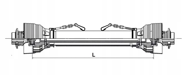 Wał przegubowy PTO 10 L=560 mm gopart Producent części Gopart
