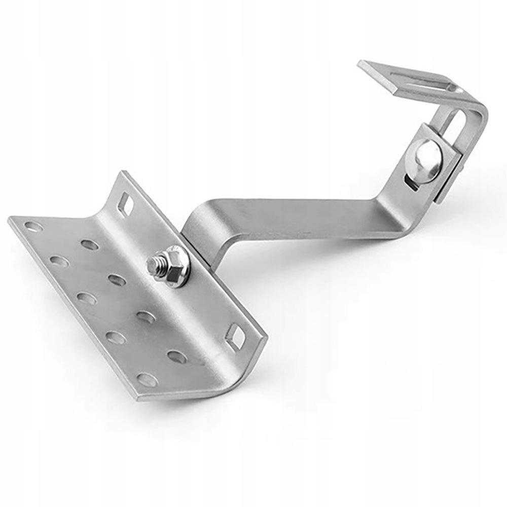 Bituxx 40 x nastaviteľné strešné háky z nehrdzavejúcej ocele na upevnenie panelov