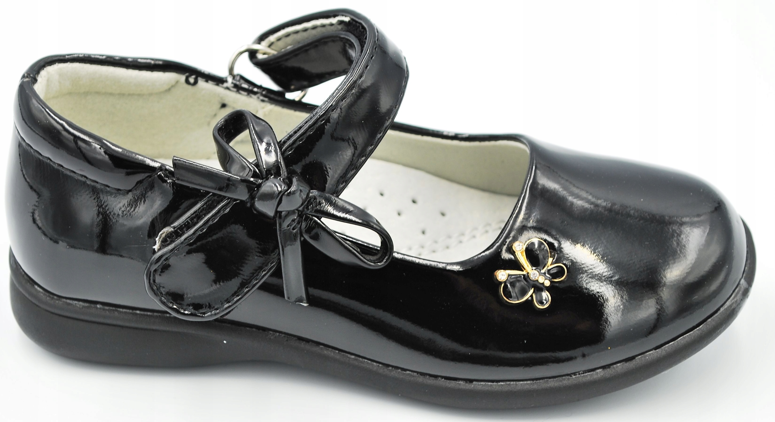 

Balerinki Pantofelki Lakierki w.skóra r.28 /16,8cm