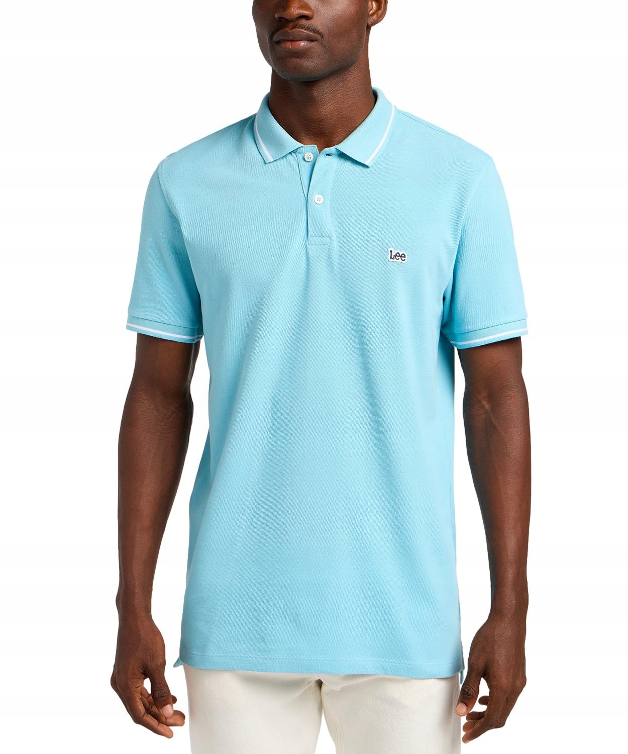 Koszulka Lee PIQUE POLO 112349952 Preppy Blue XL