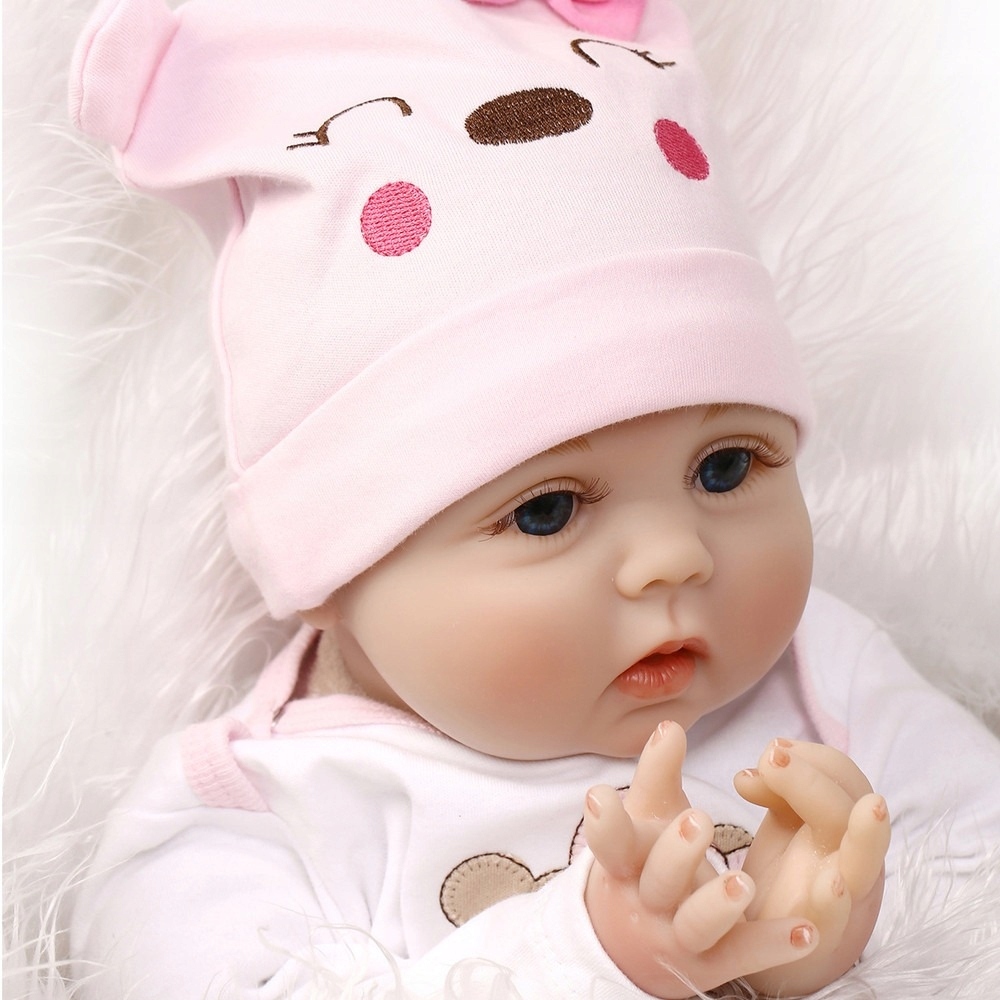 REALISTYCZNA LALKA REBORN KEIUMI – 55 CM, RÓŻOWA, NIEMOWLĘ, JAK ŻYWE Certyfikaty, opinie, atesty CE EN 71