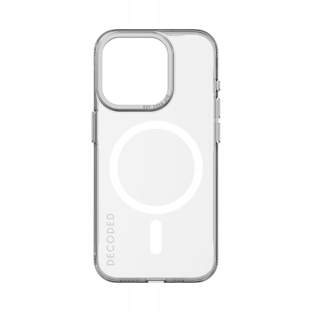 Pouzdro Decoded Transparentní Clear Case MagSafe pro iPhone 15 Pro Max, průhledné