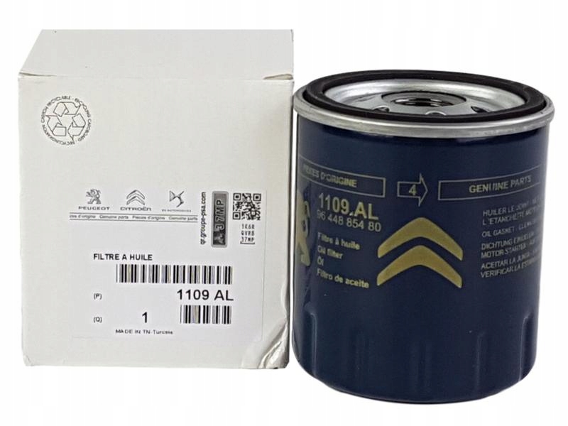 

Oe Psa Filtr Oleju 1109AL OP540/1 Peugeot Citroen