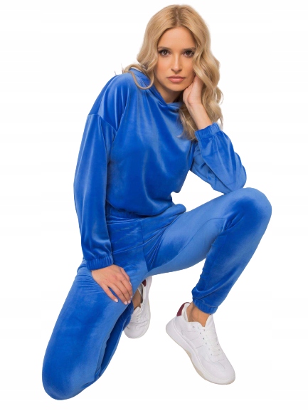 

Komplet dres Welurowy kobalt
