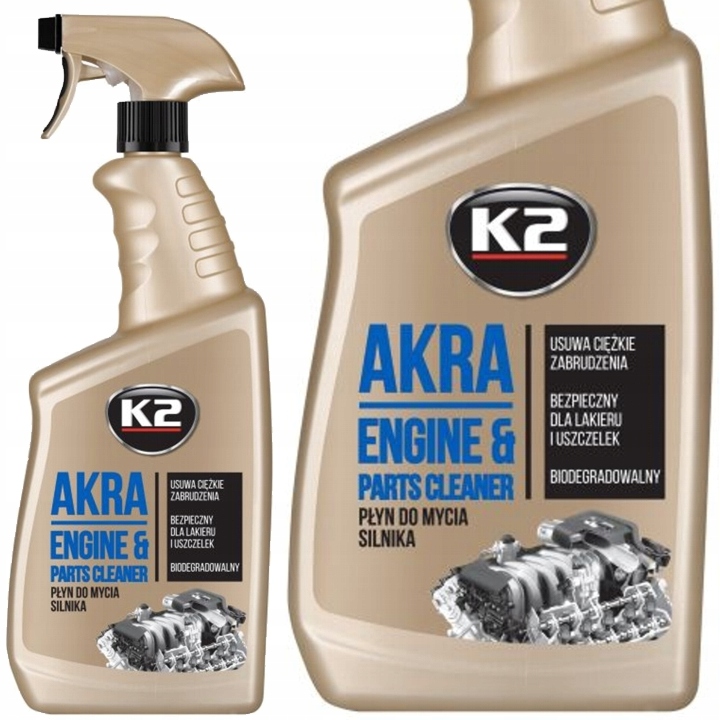 K2 Akra mocny płyn do mycia silników komory 770ml