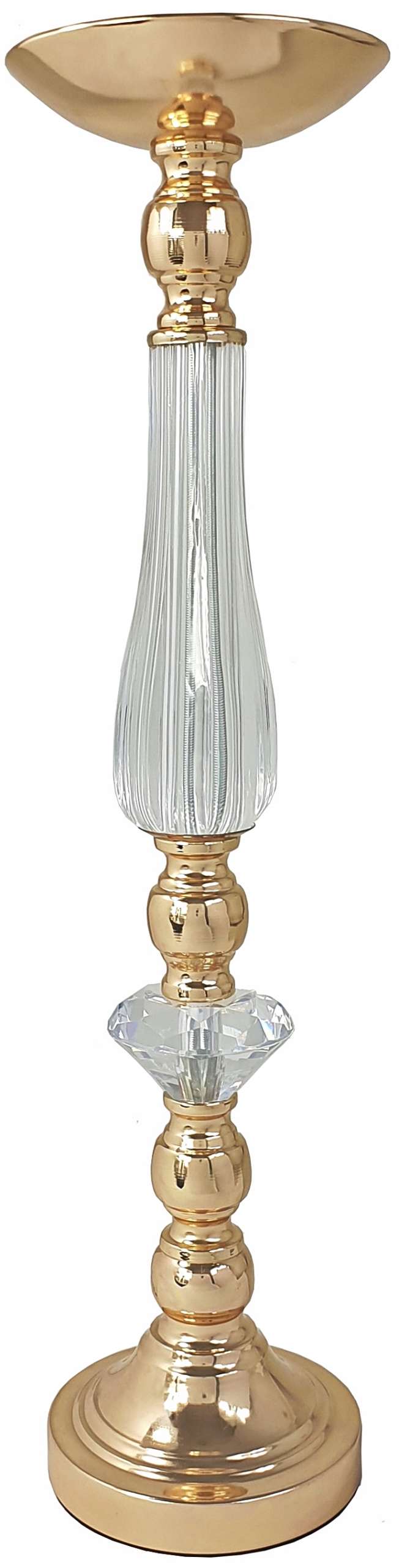 Postument Květinový Stojan Na Květiny 60 cm zlatý