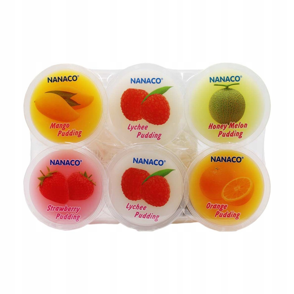 

Tajski Pudding Nanaco Mix 5 Smaków 6 sztuk po 80 g