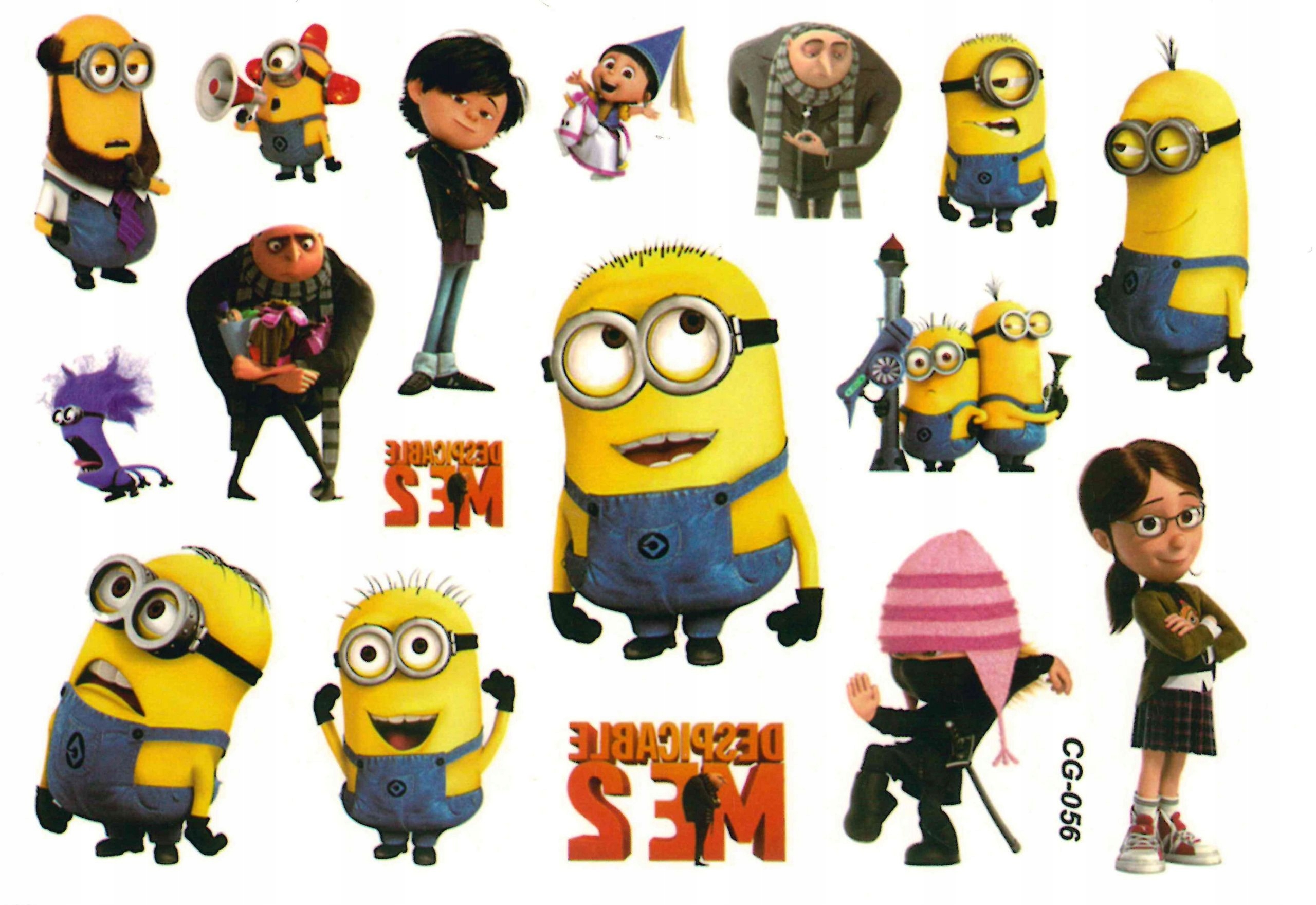 

Tatuaż zmywalny dla dzieci Minionki CG056