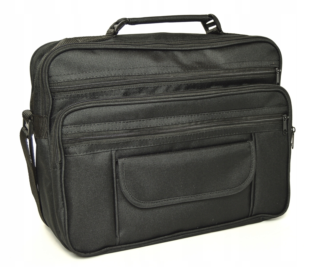 DUŻA TORBA DO PRACY ROBOCZA MĘSKA NA RAMIE PL A4 ! Wysokość 27 cm