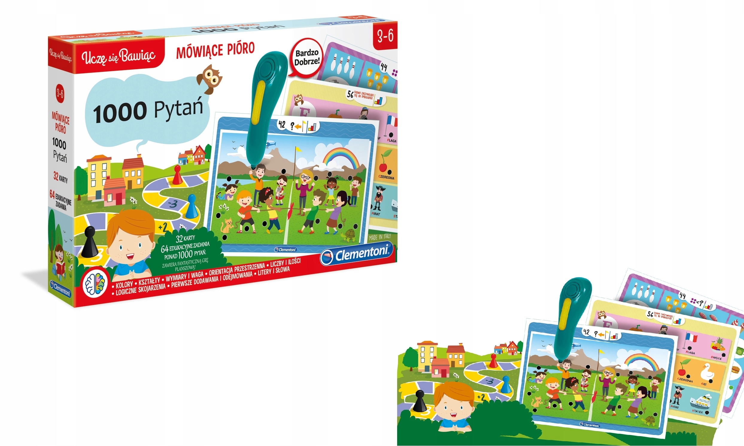 

Clementoni Mówiące Pióro 1000 Pytań