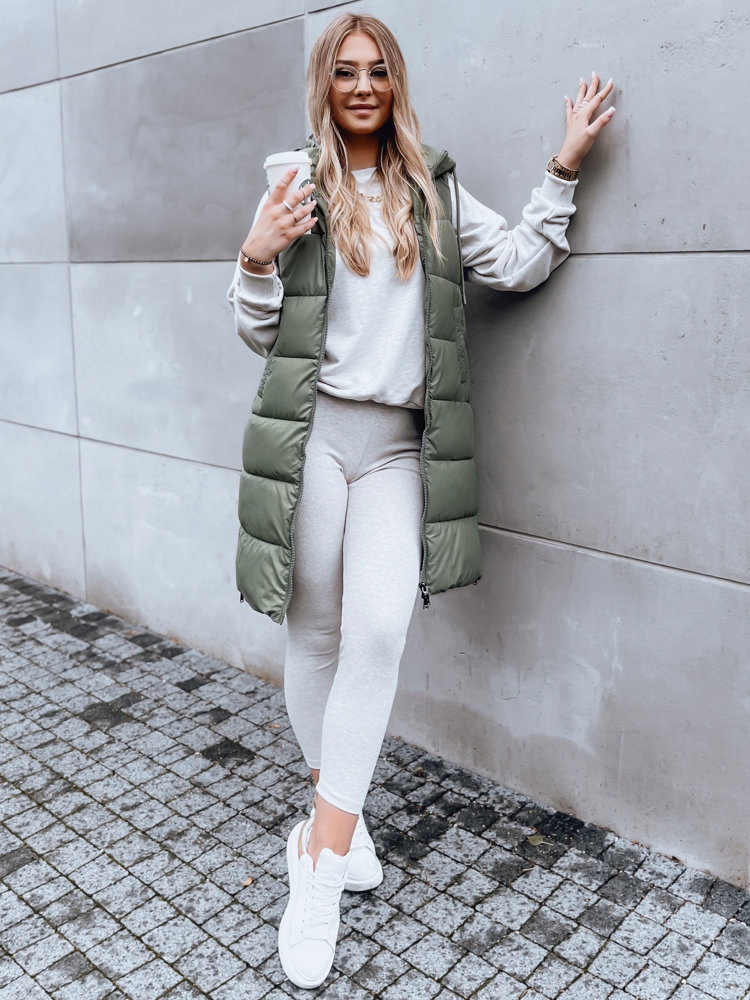 KAMIZELKA DAMSKA PIKOWANA Z KAPTUREM roz. XL Płeć kobieta