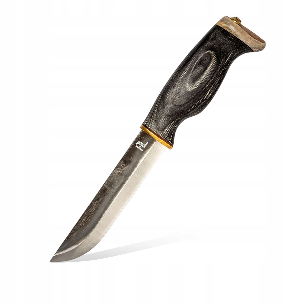 Nůž Arctic Legend Bear Knife Ocel Uhlíková Černěná Bříza Karelská