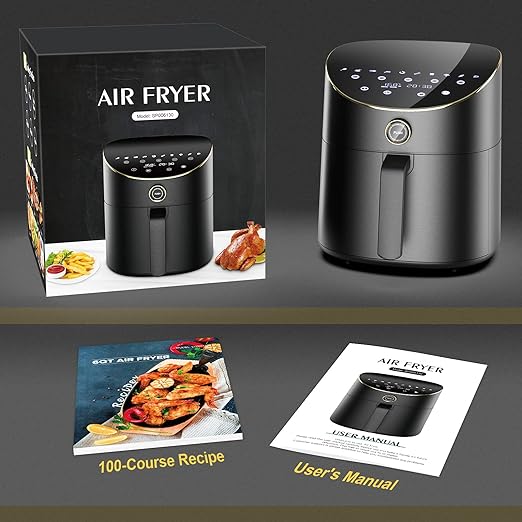 Fritéza na horúci vzduch Fritéza Xxl Fritéza Vpcok Direct S 1 W 5,5 l