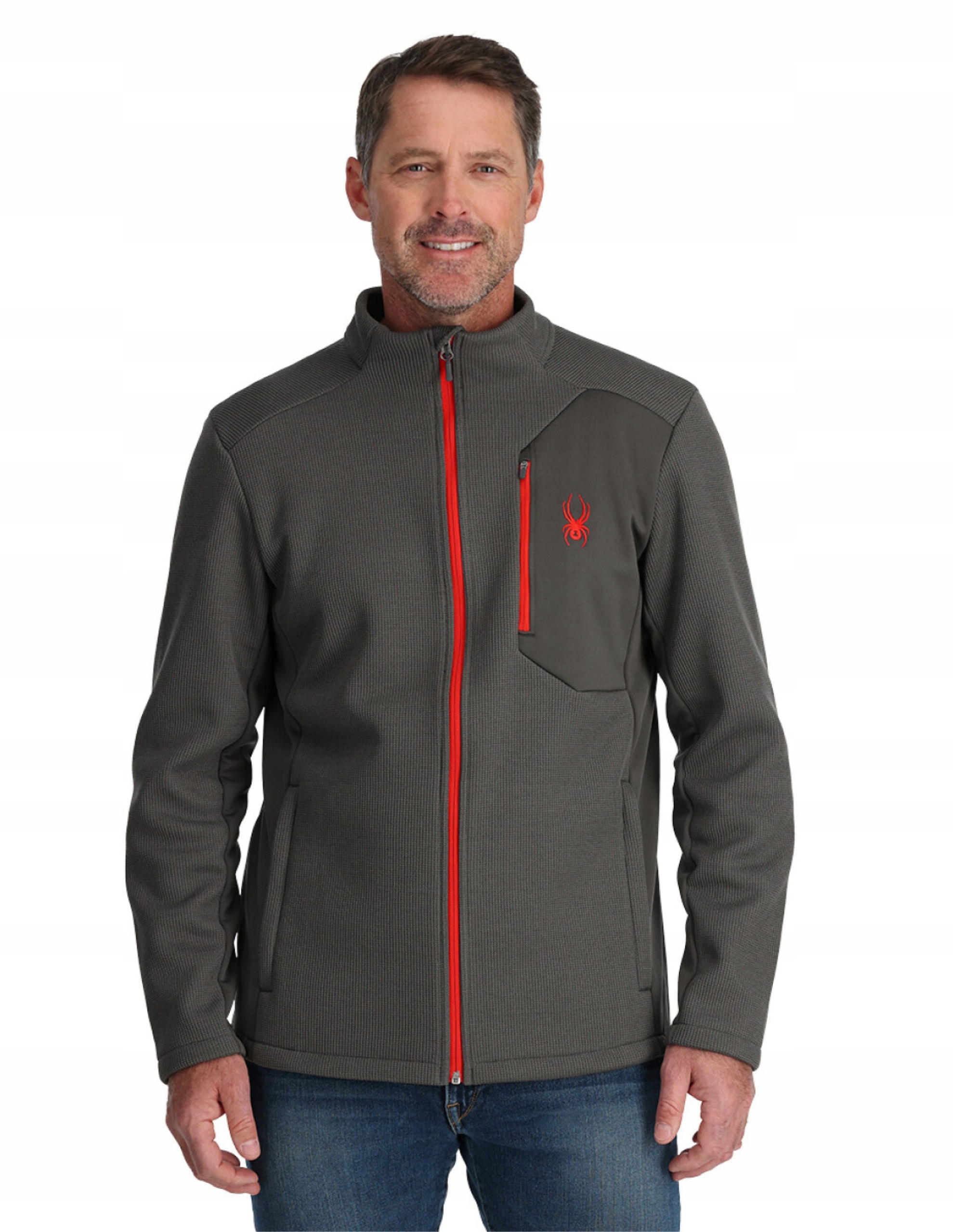 Bluza męska narciarska Spyder Bandit Full Zip Szary M