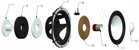 TAGA Harmony Platinum LCR-60 SL biały PVC Kolor biały