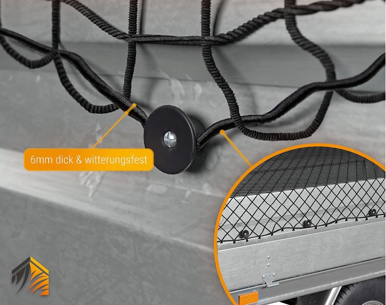 SIATKA TRANSPORTOWA NA PRZYCZEPĘ DO PRZYCZEPKI ZABEZPIECZAJĄCA ŁADUNEK 2x3m Producent inny