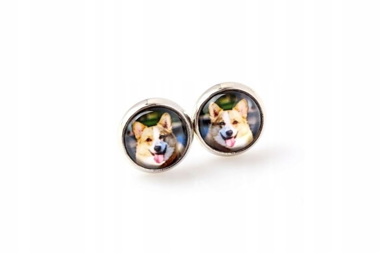 

Welsh corgi cardigan Kolczyki z Twoim zdjęciem