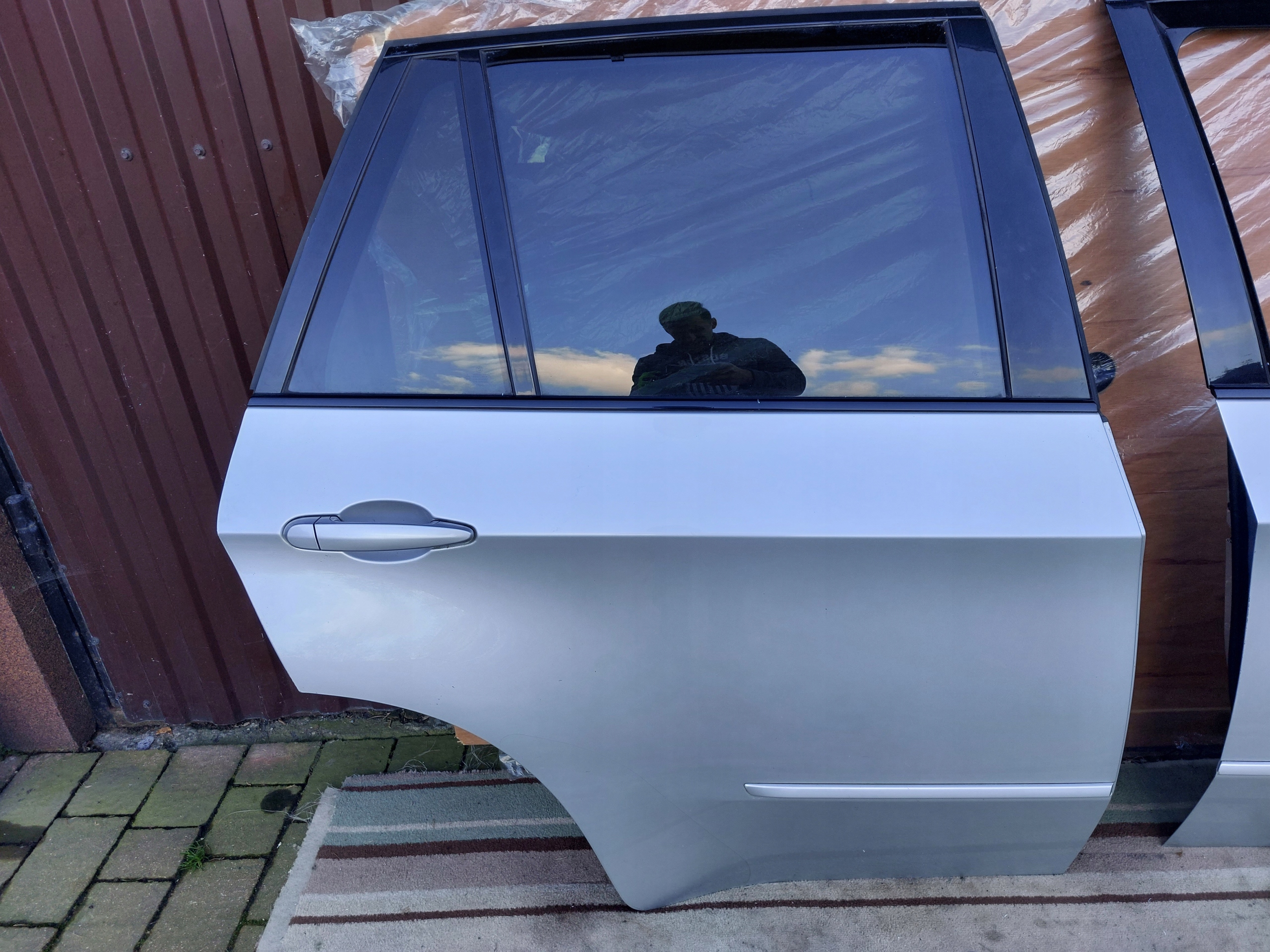 door right front rear part BMW X5 E70 silver 354