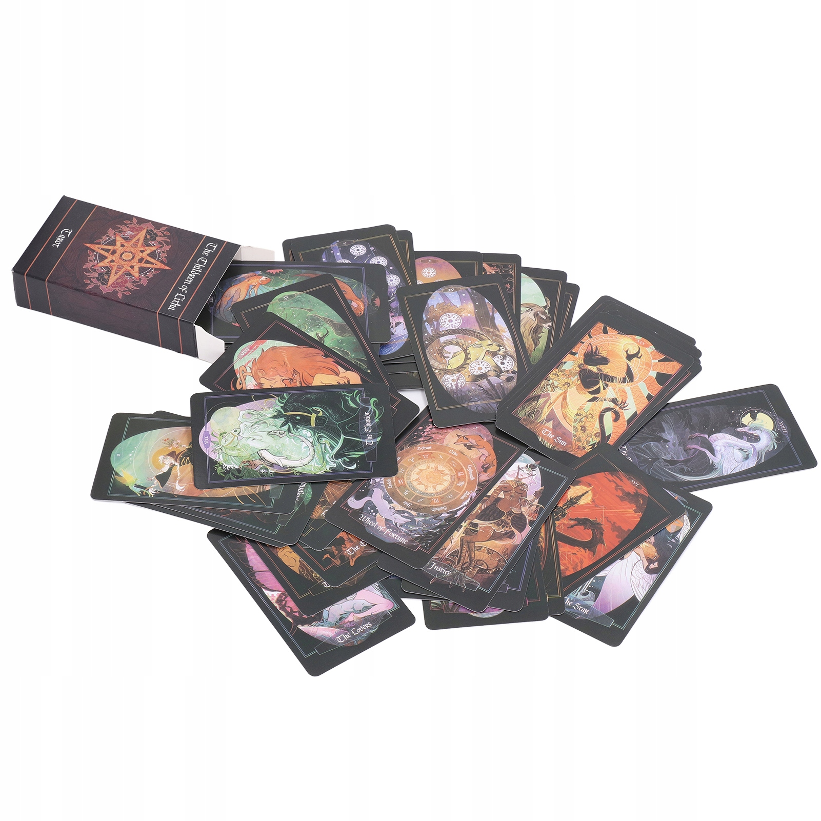 ZESTAW KLASYCZNYCH KART DO TAROTA TAROT 78 KART Typ Podstawa