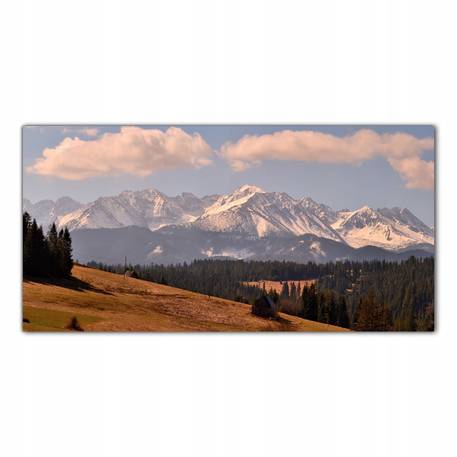 Hory Příroda Krajina 120x60 Panel tvrzené sklo