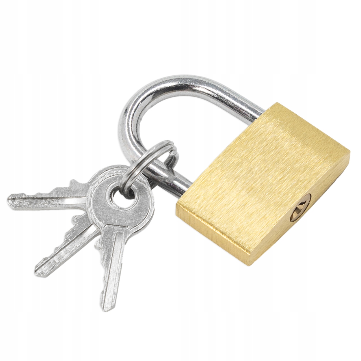 Mosazný Kufrový Visací Zámek Pro Zavazadla Batoh 3 Klíče