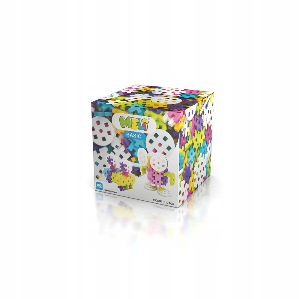 

Puzle Meli Pink Constructor 100 Wafle Edukacyjne